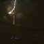 В Калининграде в телевышку ударила молния (видео)